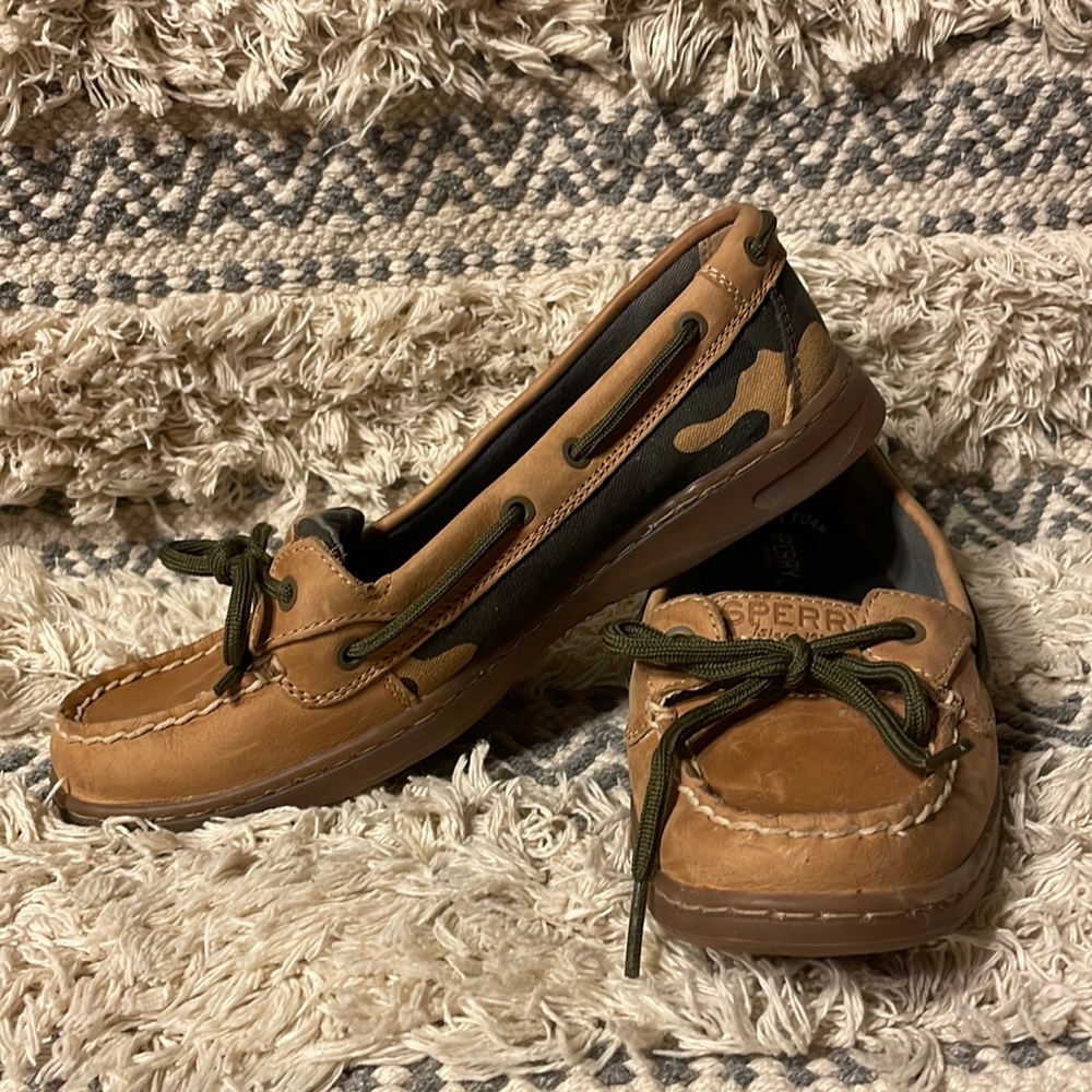 Sperry Starfish Boat Shoes with Camo
